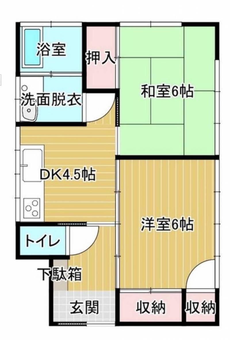 南採光で明るいお部屋です。