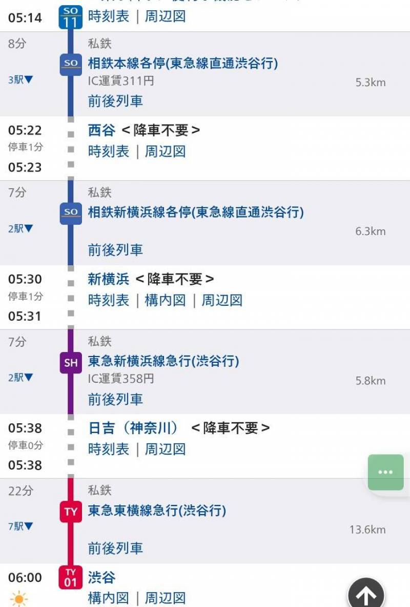 東急で渋谷直通♪