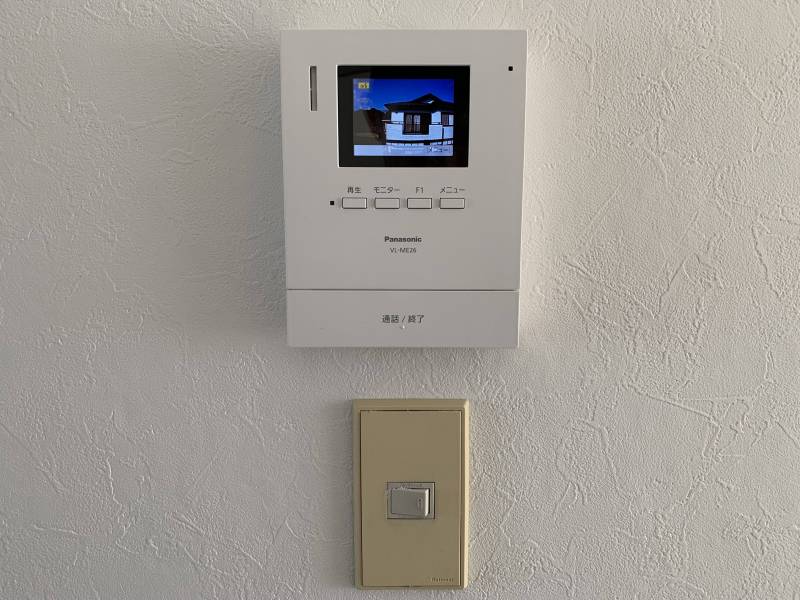 録画機能付きＴＶモニターインターフォン新設(^^♪