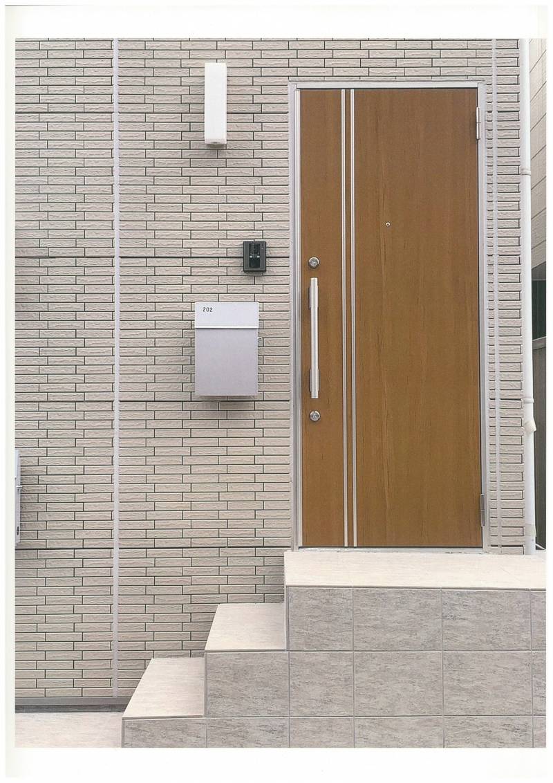 安心感のあるTVインターフォン付き玄関