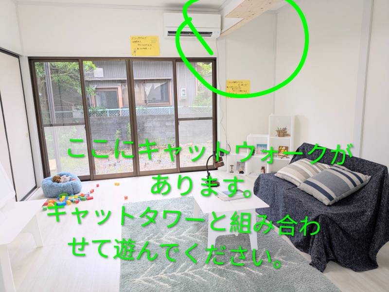 キャットタワーや壁への足場設置などと組み合わせてください
