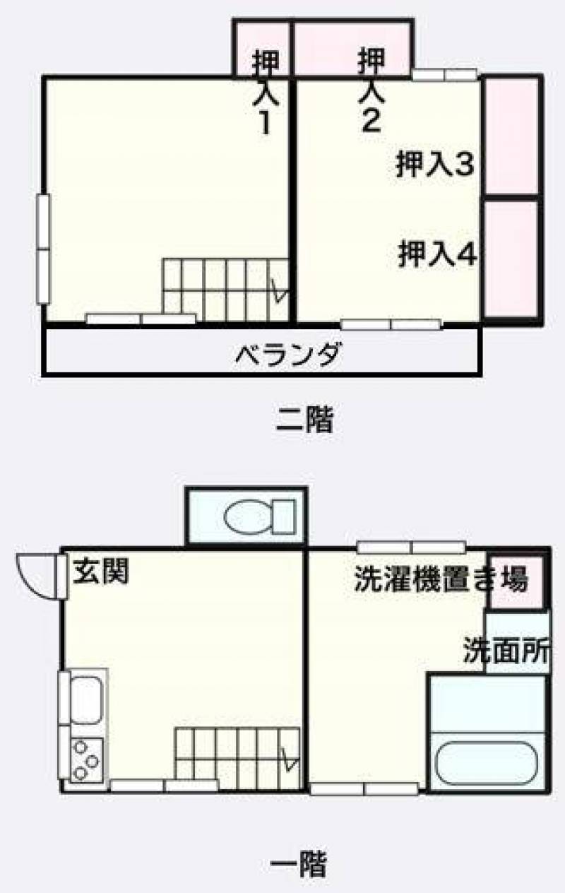 お部屋以外に押し入れ多数！！