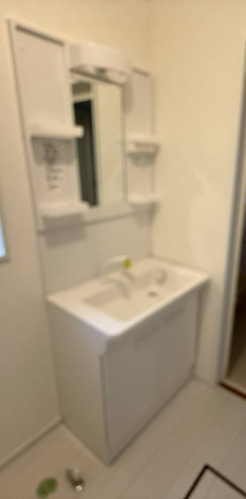 独立洗面台新規交換