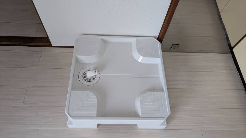 嬉しい室内洗濯機置場。