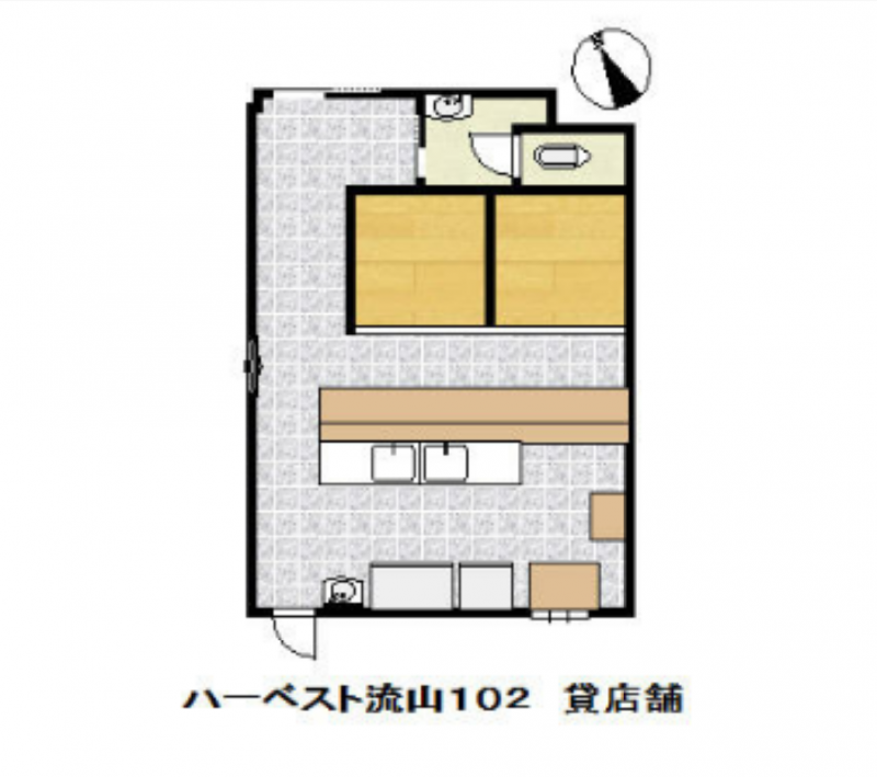 内装は変更されていますが床面積は同じです。