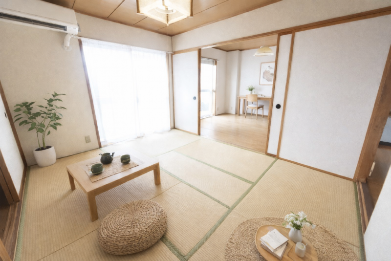 和室です♪家具を配置したイメージ画像です♫