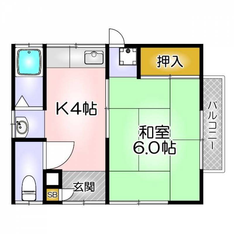 コンパクトで使いやすい間取りです
