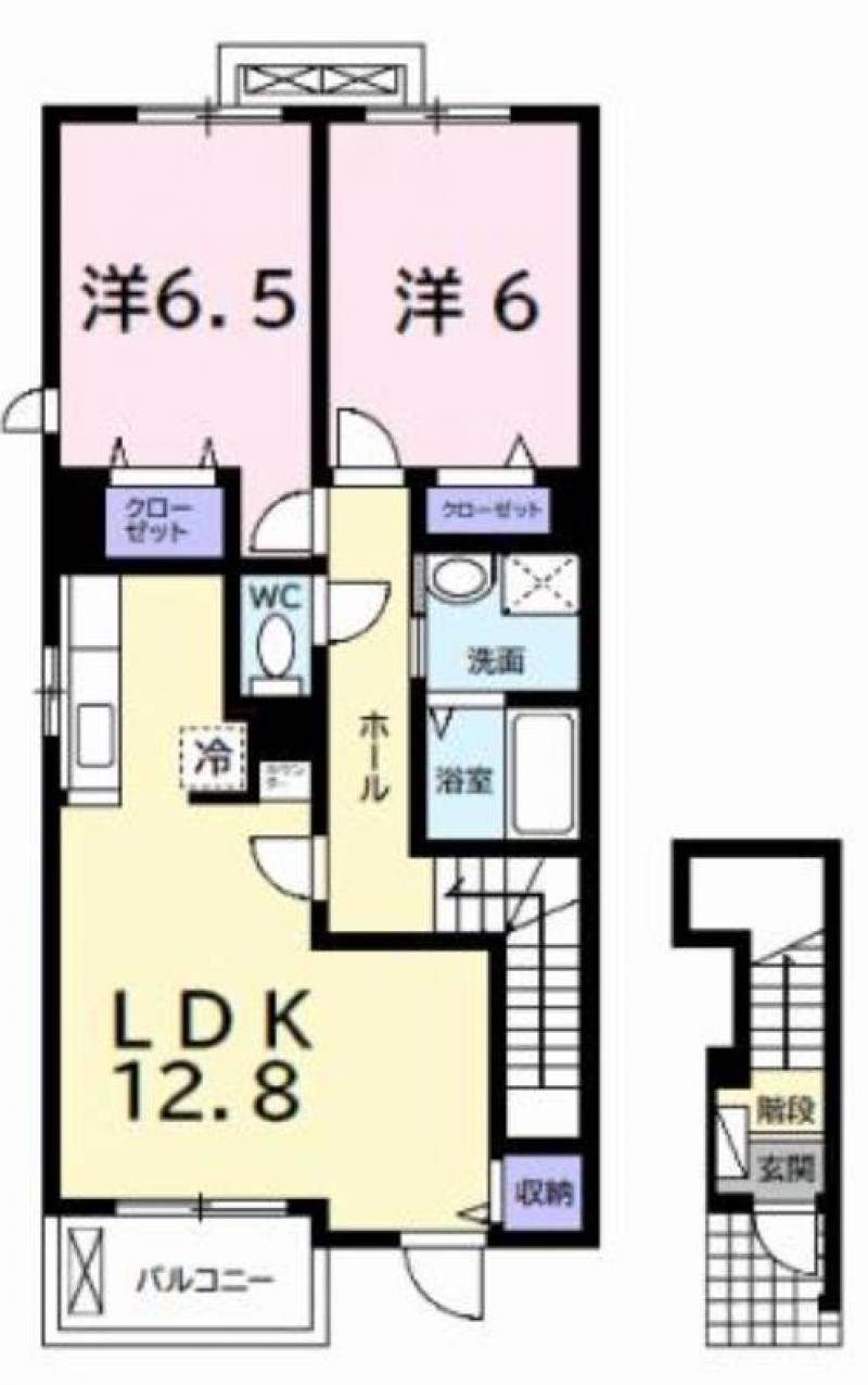 広々清潔でファミリーでも快適です。南向きで陽当たり良好