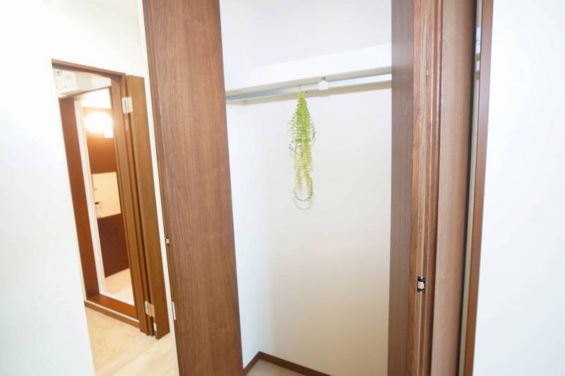 十分な広さのクローゼット