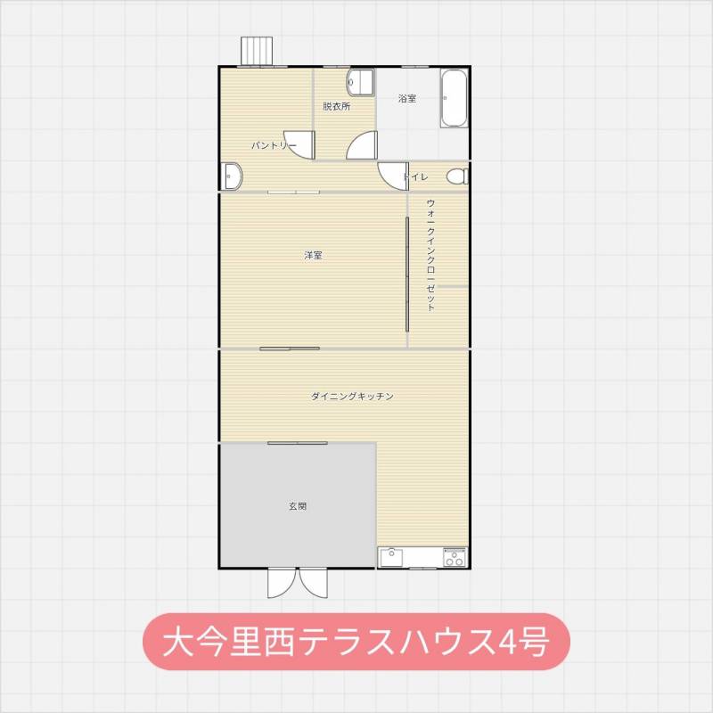 
フルリノベーション済みで、とても綺麗な物件です。
