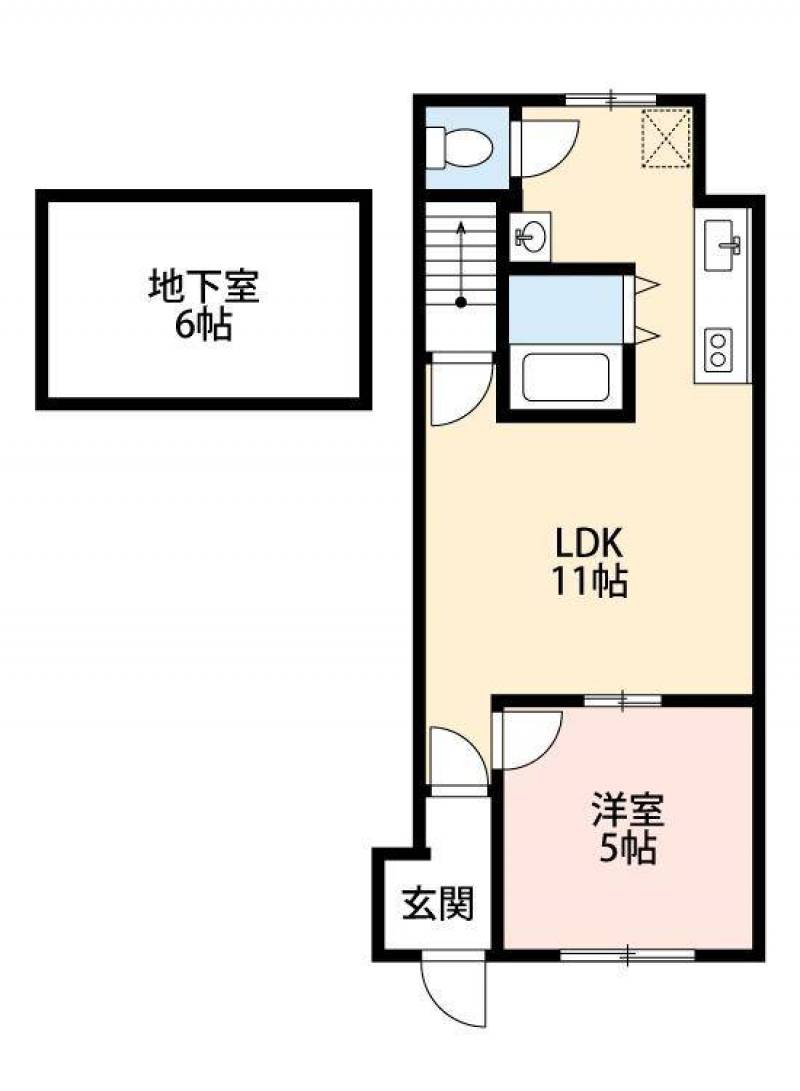 地下室付き1LDK。趣味も仕事も広がる&ldquo;大人の隠れ家&rdquo;