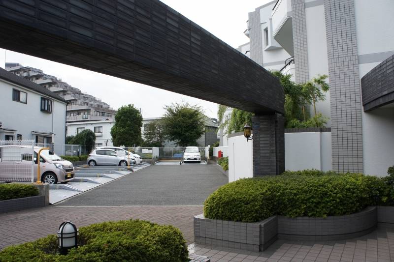 駐車場は敷地内