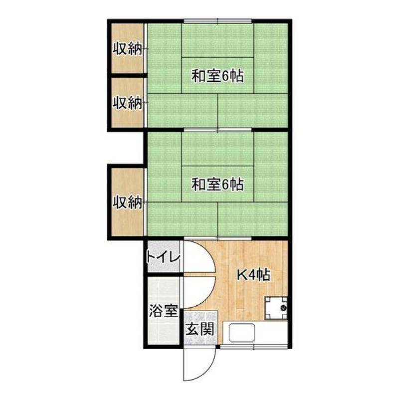 収納たっぷり＋34㎡と広々。荷物の多い単身の方もカップルも。