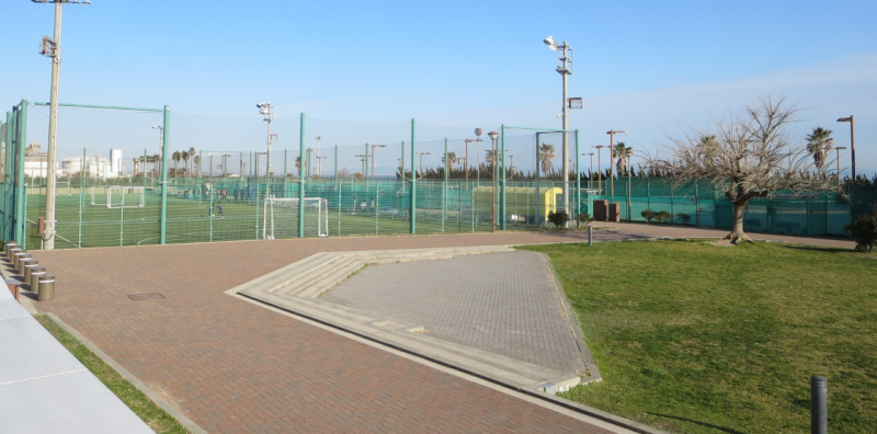 垂水スポーツガーデン。沢山のスポーツが楽しめるスポーツ施設