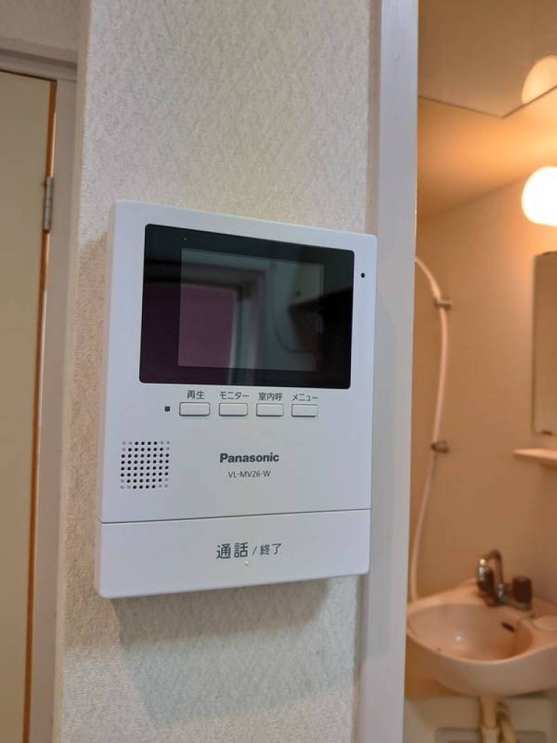 訪問者を事前に確認できるから防犯面も安心！