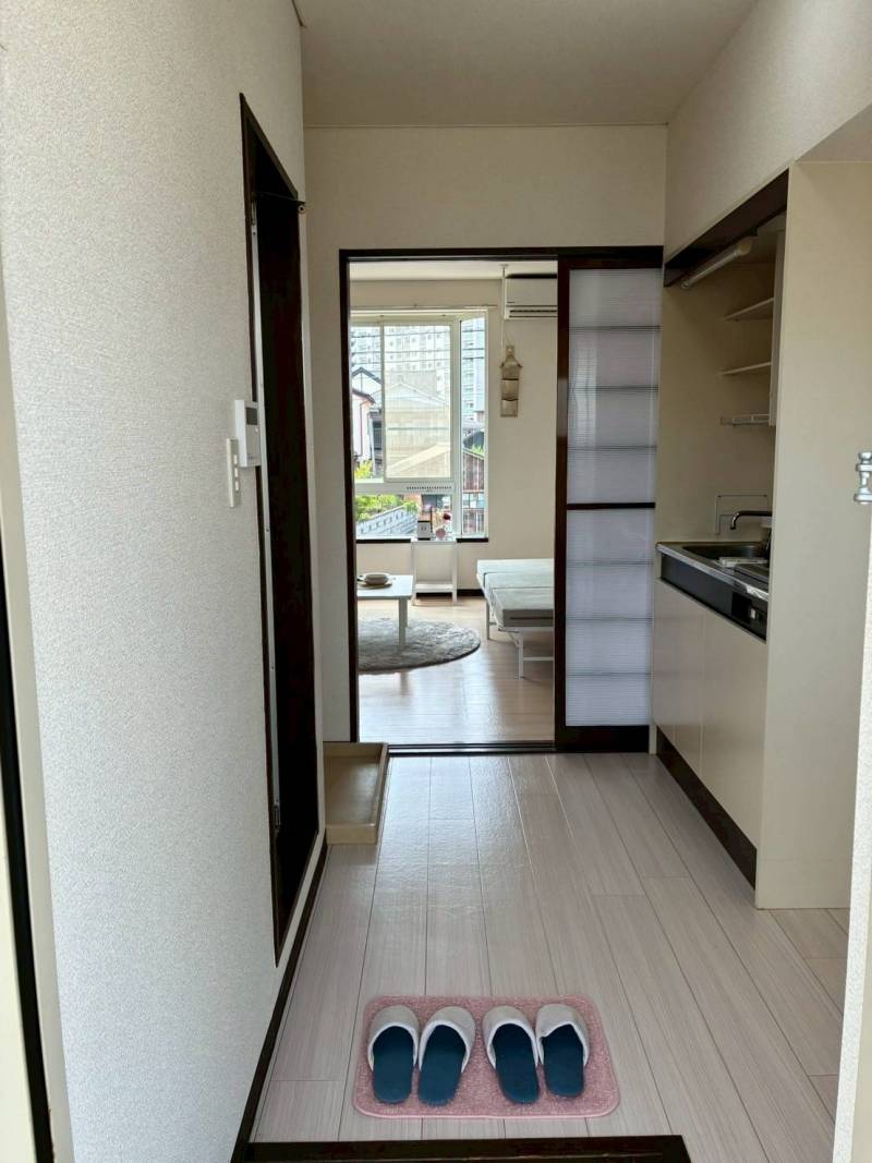 洋室に続く廊下