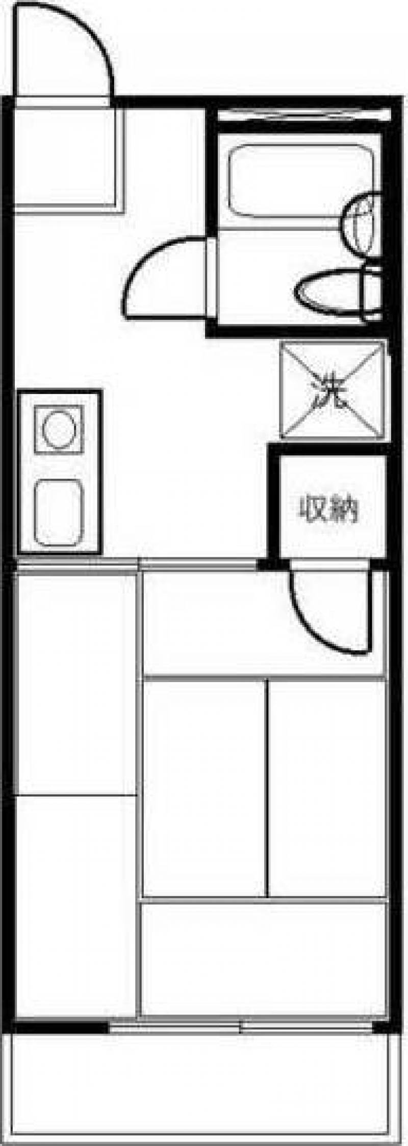 シンプルだからこそ使い勝手がいいお部屋。事務所利用も可能。