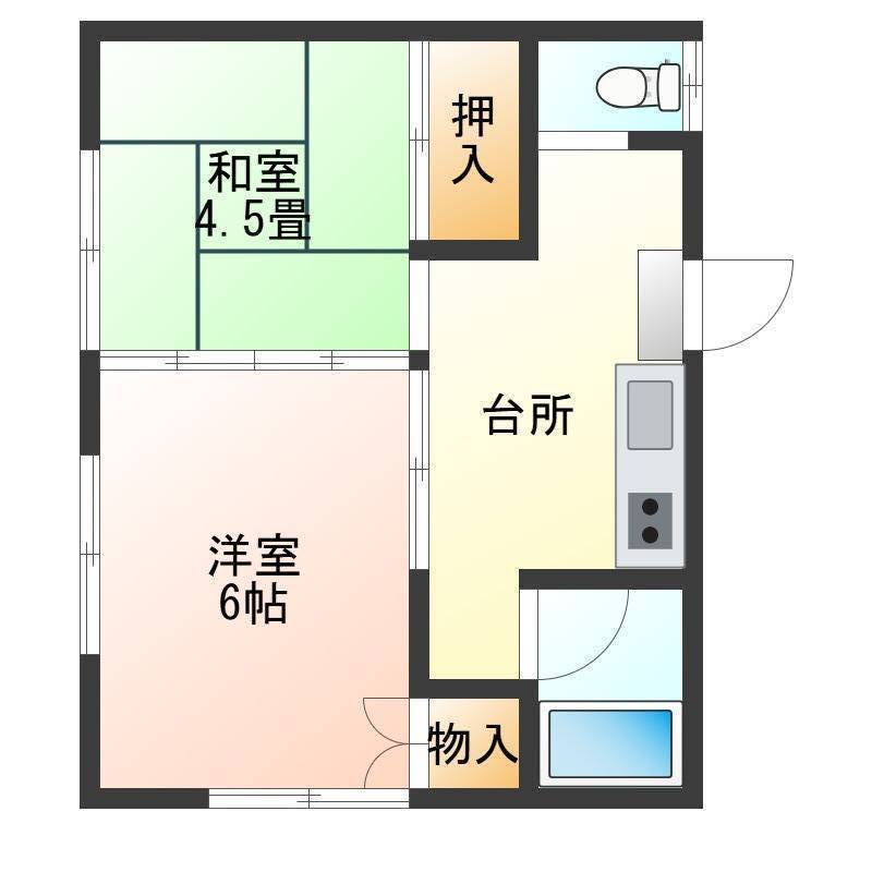 日当たりが良い部屋
