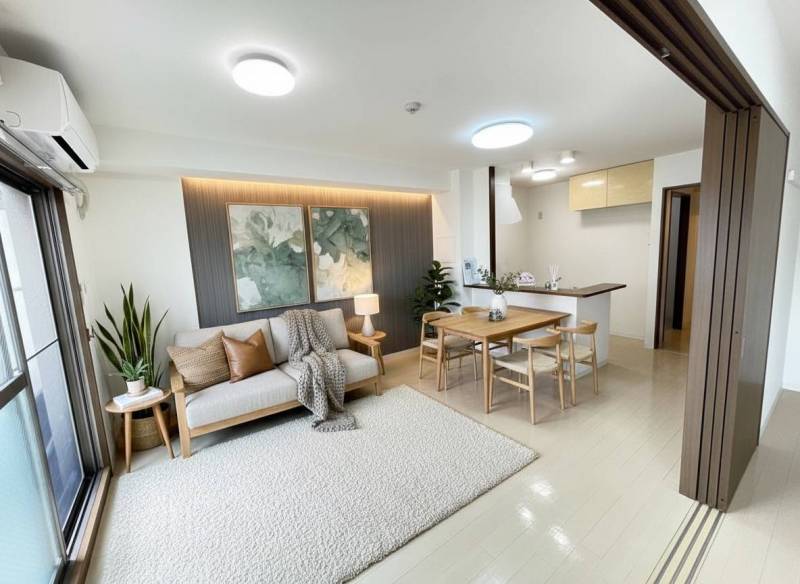 壁紙は白色となります。