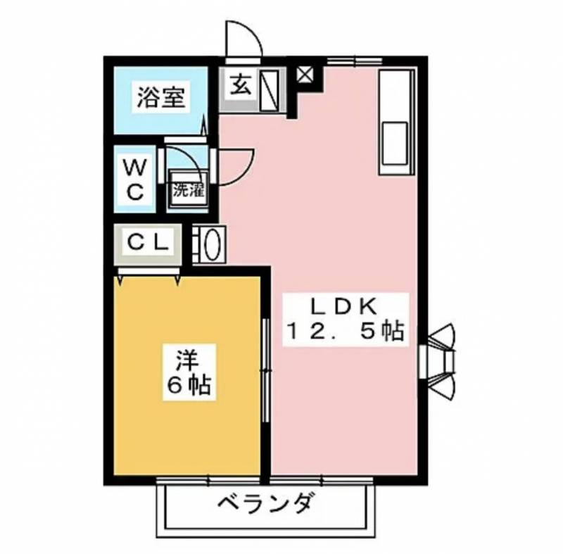 広々2DKです。