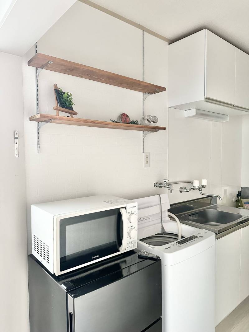 便利な可動棚を設置しました。