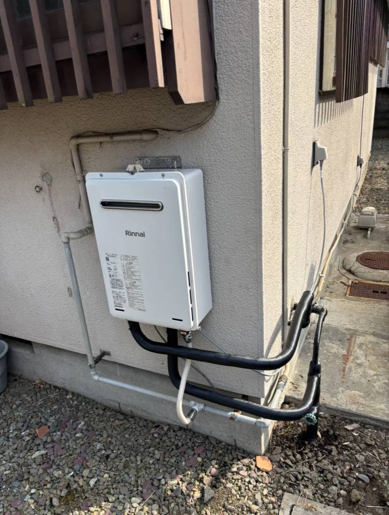Rinnai給湯器新品交換済