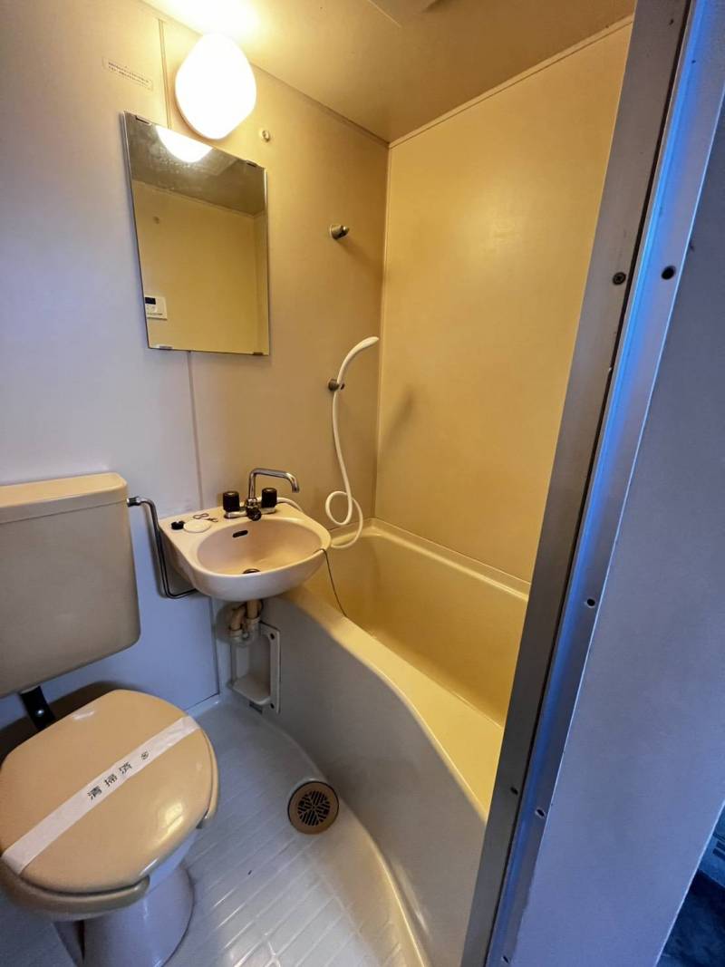 ユニットバスですが清潔です