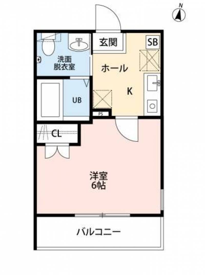 201号室間取り図
