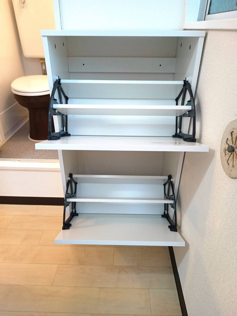 省スペース型ですが収納能力があります