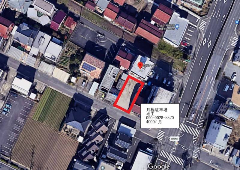 隣地に月極駐車場