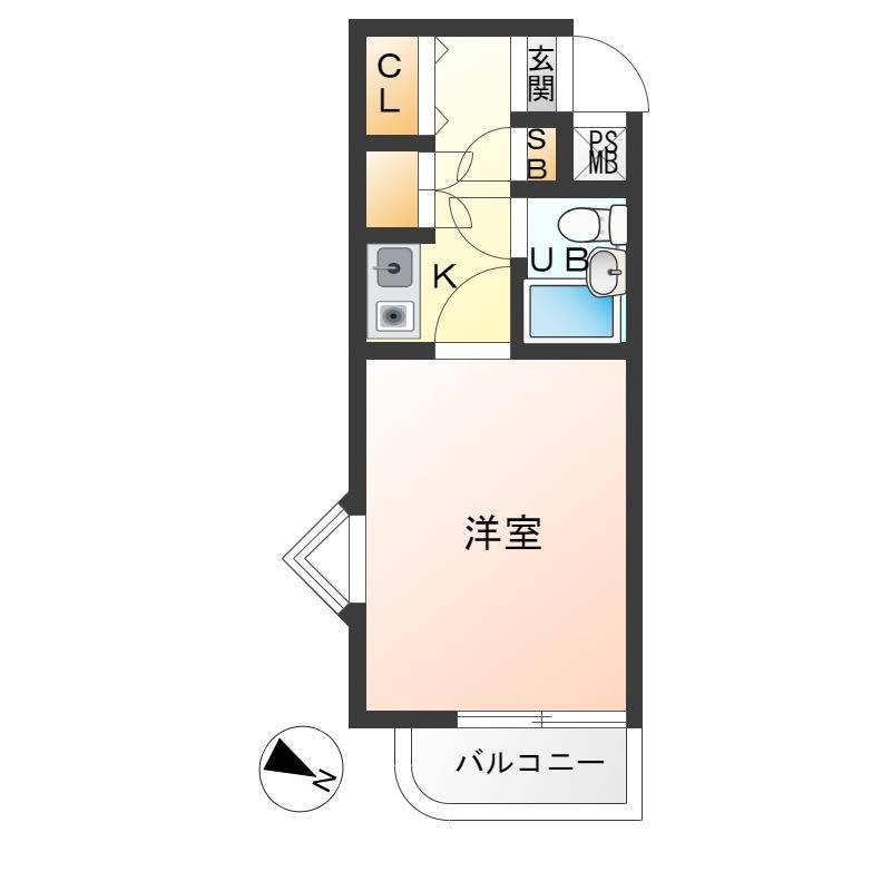 独立性＆希少性高い3階角部屋、2面採光、分離型居室