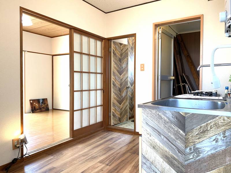 キッチン部分も広々使えます