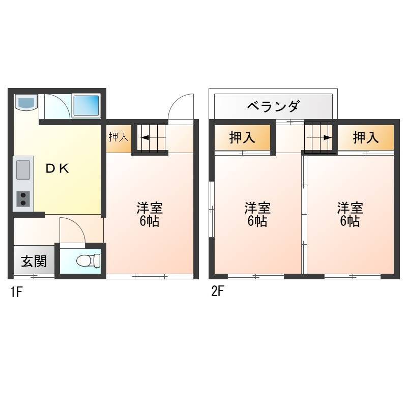 ３DKの各室収納があります。各室窓があり明るく開放的です！