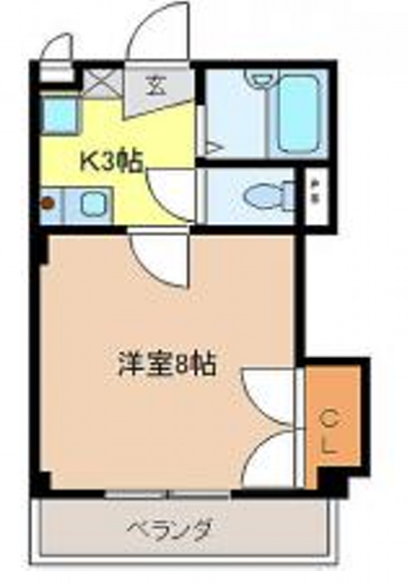 綺麗な8畳なので、部屋の使い勝手バツグン！