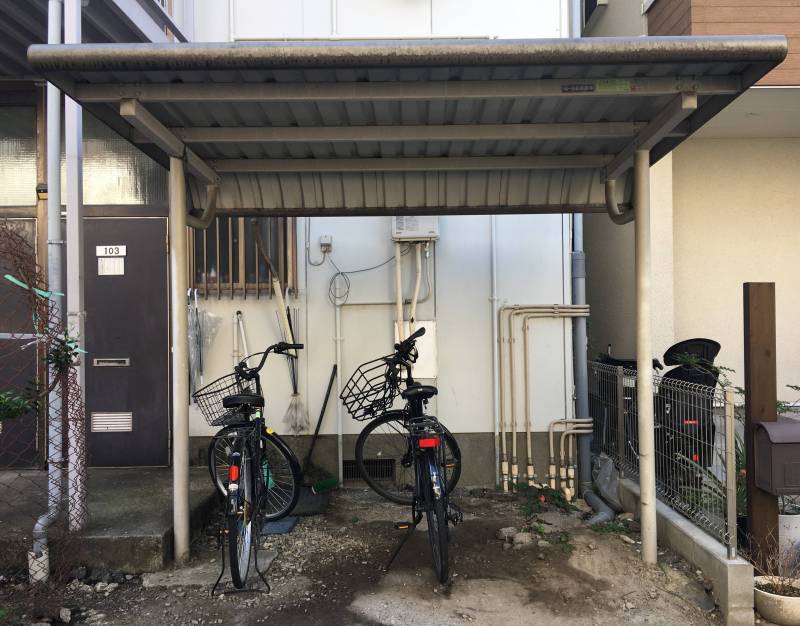 自転車置き場です