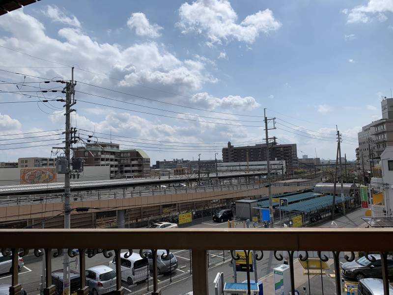 目の前が駅(JR茨木)