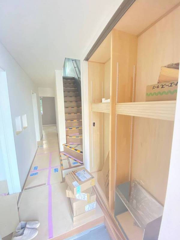 玄関です♪大容量のシューズクローク♪