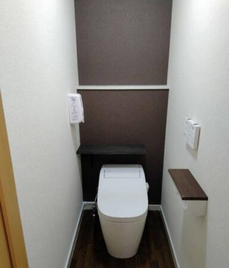 トイレは、Panasonicの泡で洗うアラウーノ完備！