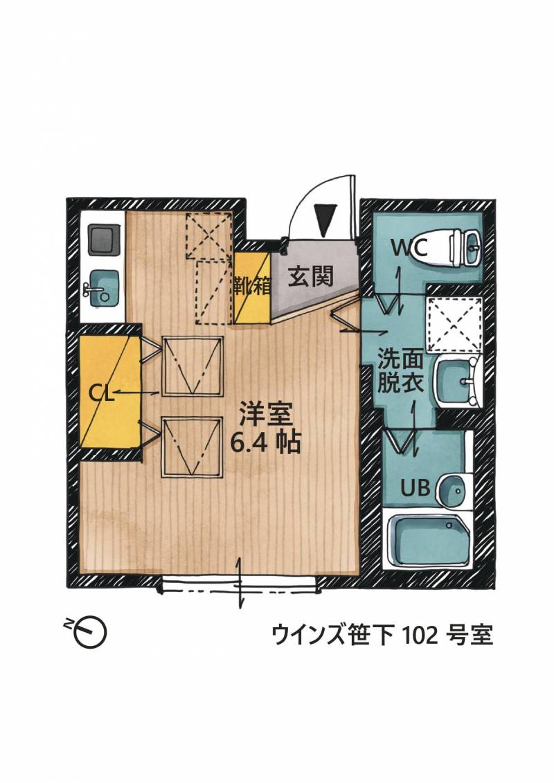 使用しやすい間取りです。