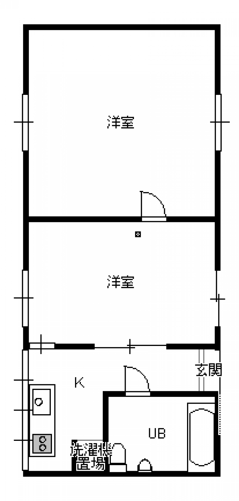 ２K　全室フローリング