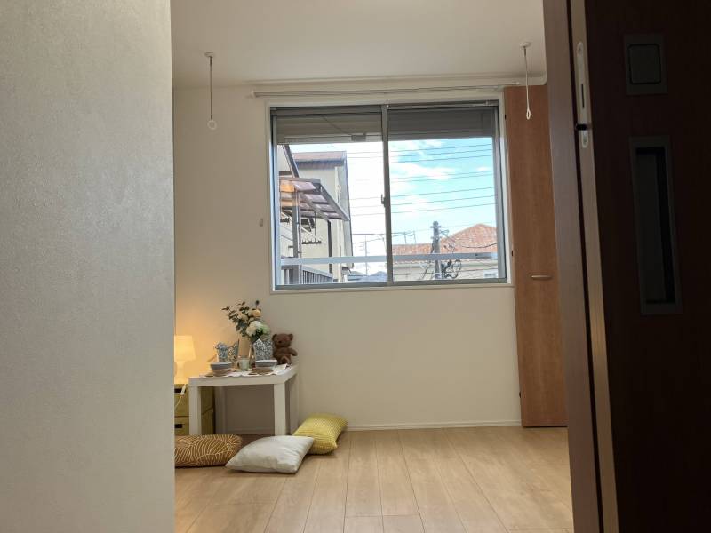 青空がみえて、ゆったりして癒される空間です。