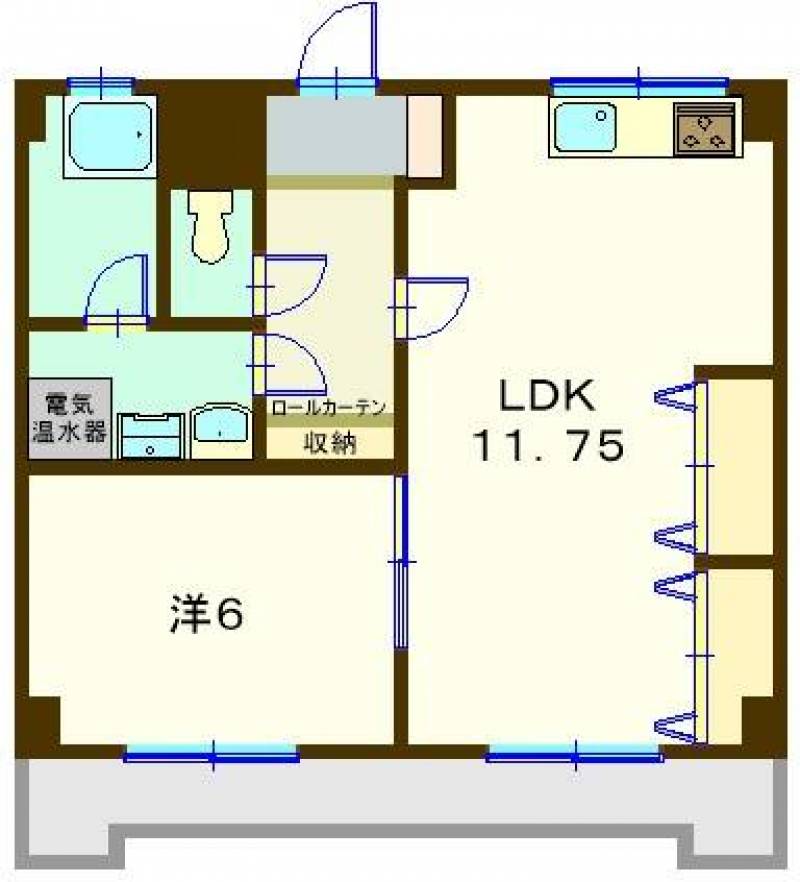 2019年に１LDKへリノベーション完了！とても綺麗です♪