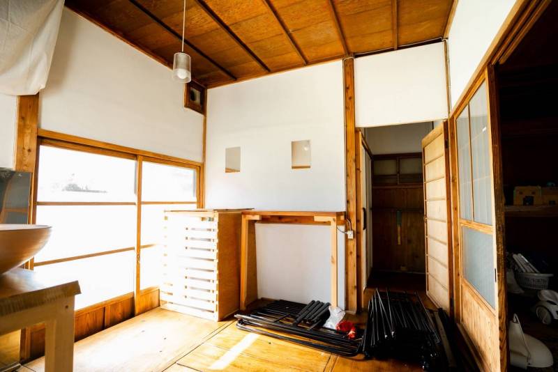 1階洗面所、洗濯機置き場です。