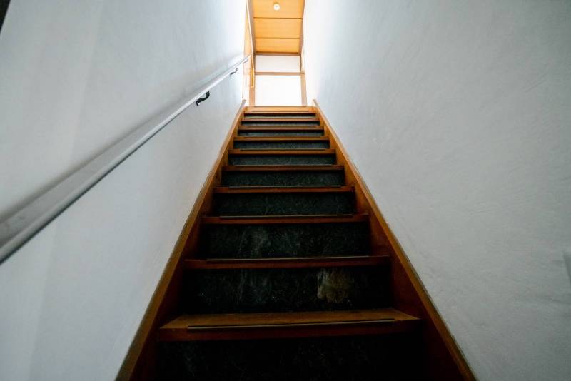 北側階段です。