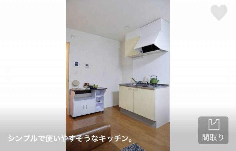シンプルで使いやすそうなキッチン。