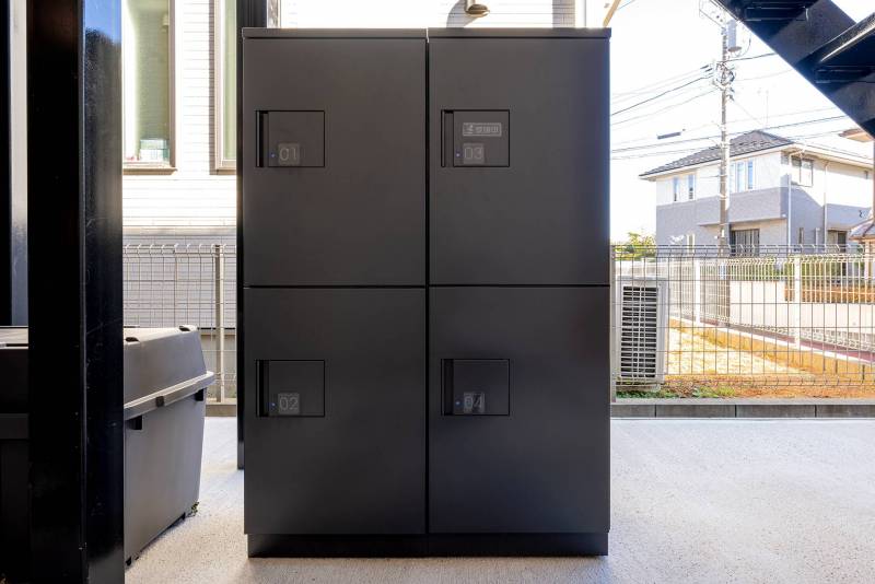 １Kでは珍しい宅配BOXつき！不在時でも荷物が受け取れます