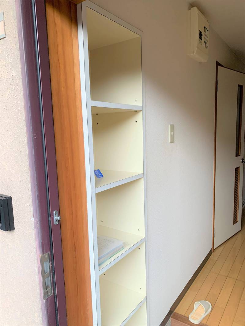 靴箱も大きめでゆったり
収納できます