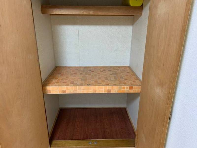 収納もたっぷりめです。
