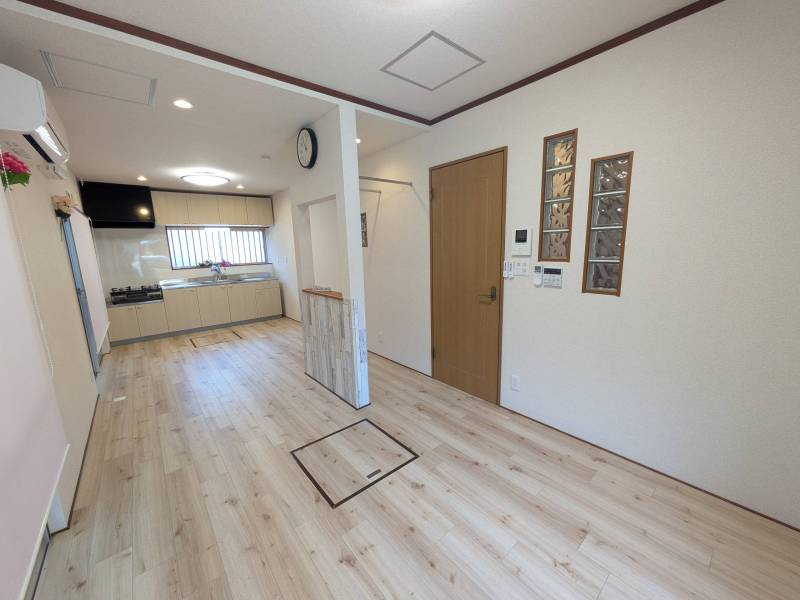 今回のリフォームでこの広々LDKを新設しました。