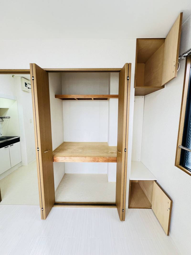 上下収納ボックス、広いクロゼット